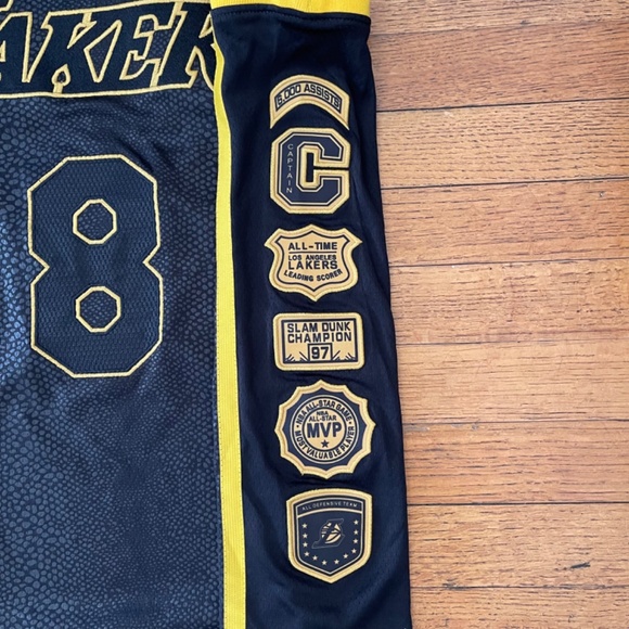 Nike Kobe Bryant Commemorative SnakeSkin Jersey Golden Edition Collectable Sz 48 - Picture 7 of 10